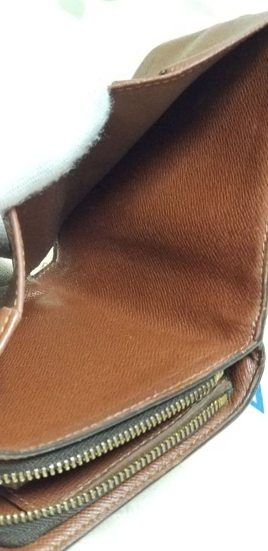 【美品】LOUIS VUITTON モノグラム 二つ折り財布 コンパクトジップ