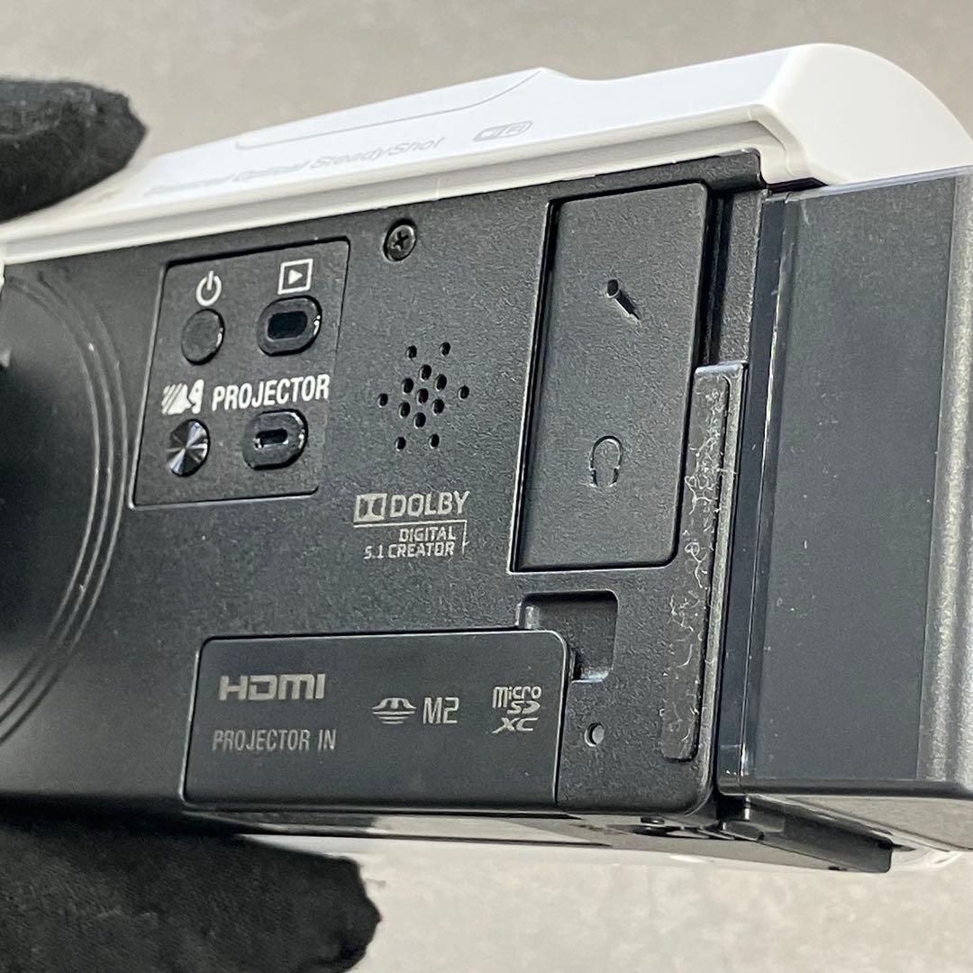 P*読様 通電未確認 Sony HDR-PJ680ハンディカム ビデオカメラ 白