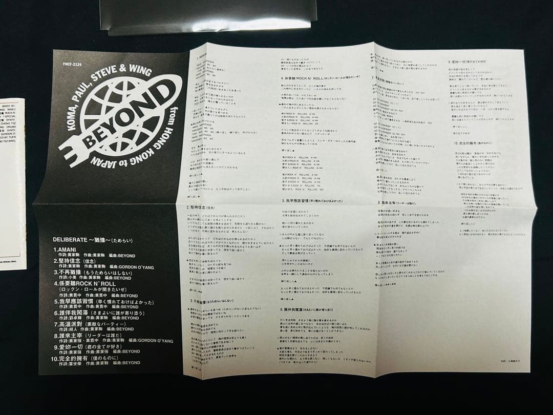 BEYOND ビヨンド DELIBERATE 貴重な日本盤CD