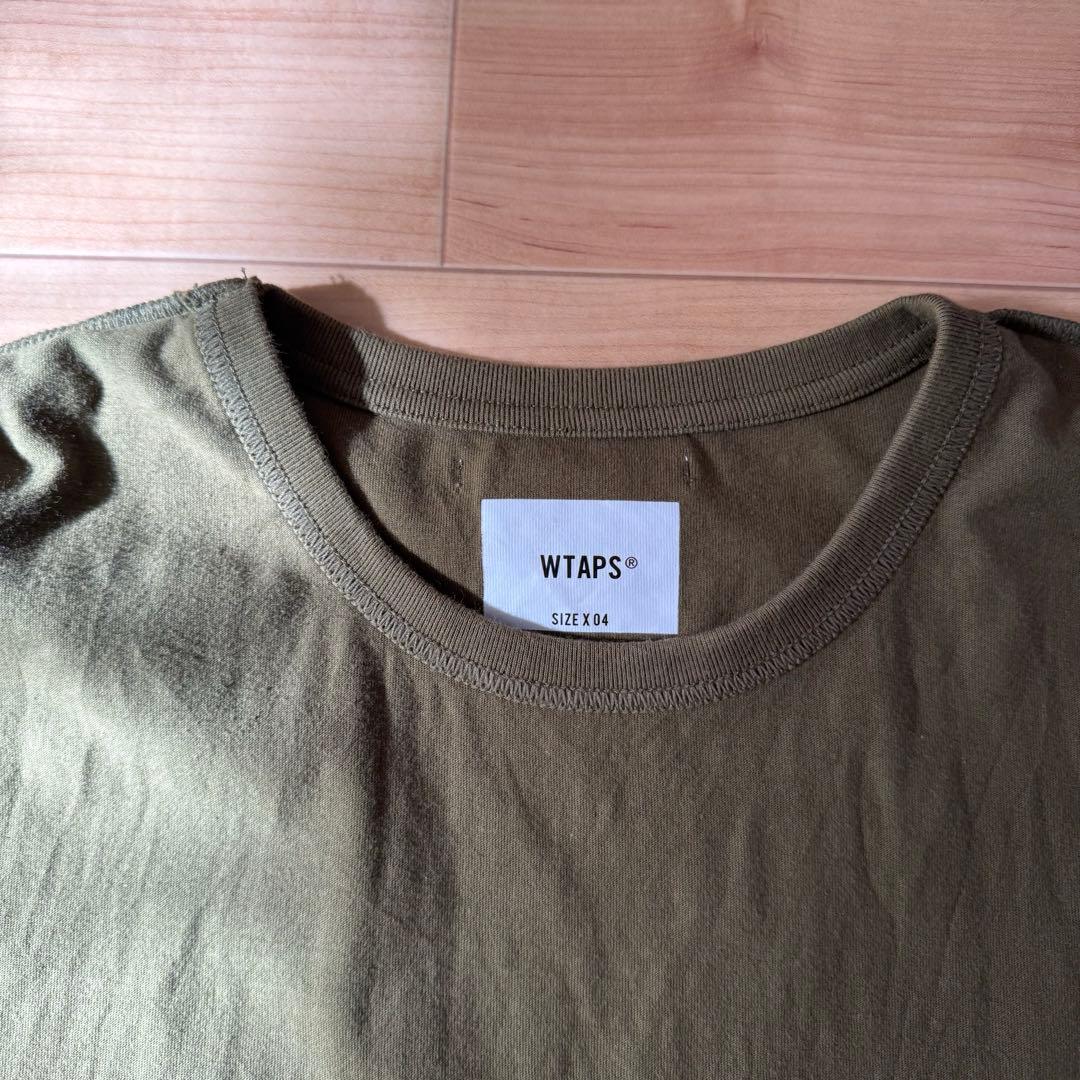 WTAPS 22SS CROSS 半袖Tシャツ　オリーブドラブ サイズ X04