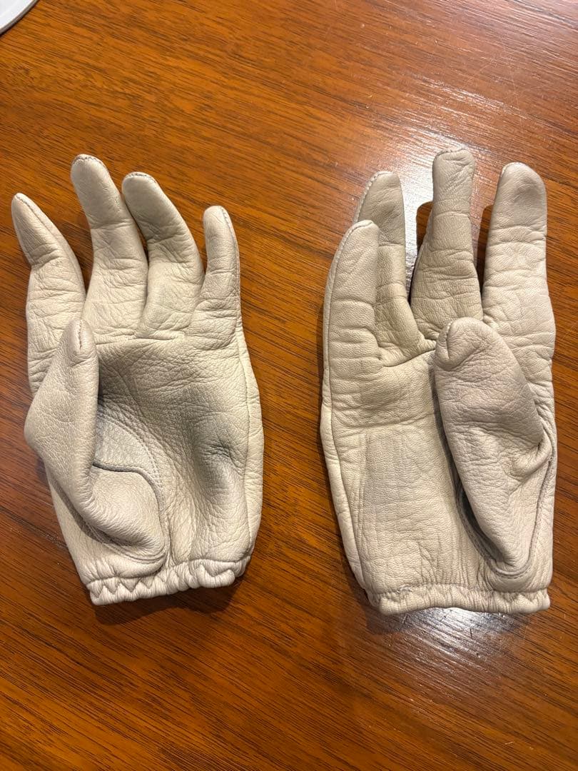 週末限定値下げ lamp gloves ショーティ グレージュ M