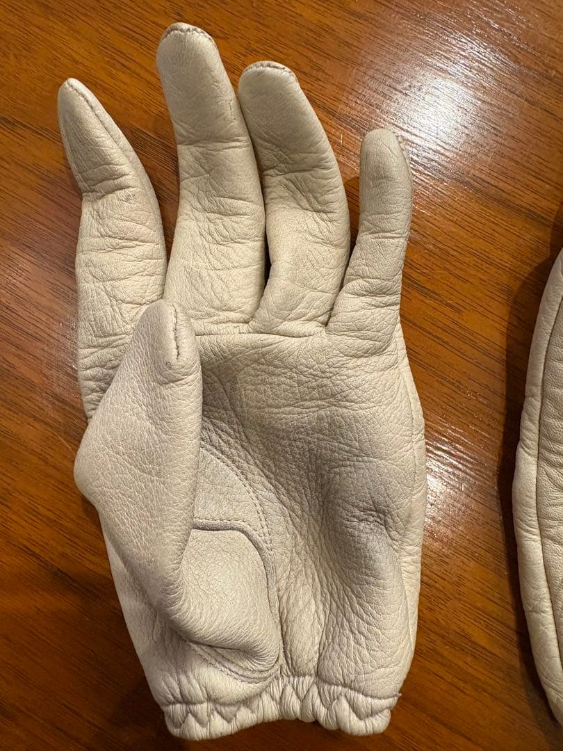 週末限定値下げ lamp gloves ショーティ グレージュ M