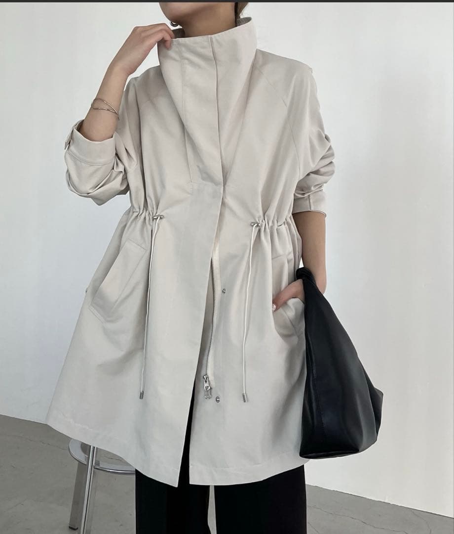 今期 CAPRICIEUX LE'MAGE ドロストスタンドコート サイズ36