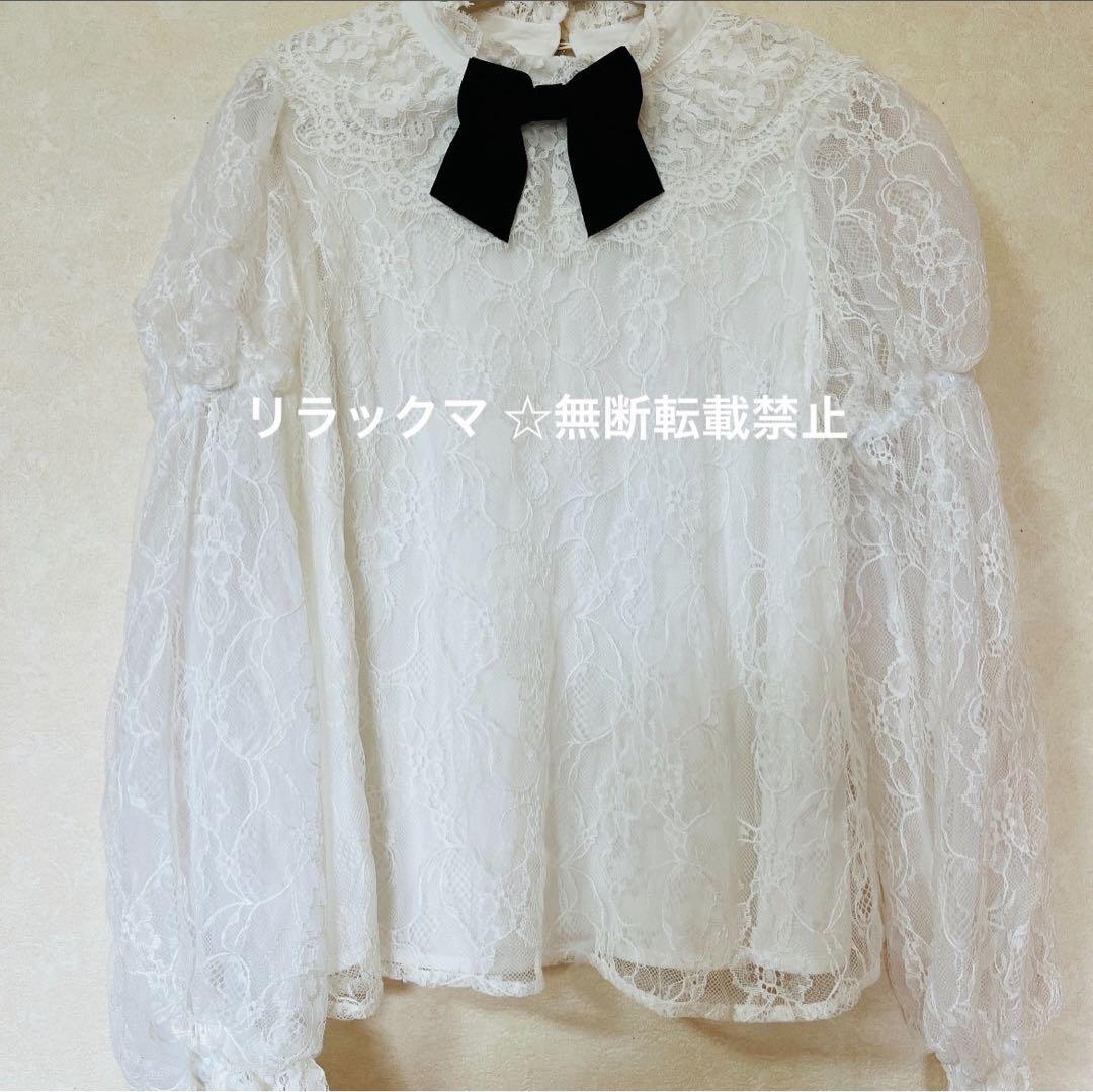 アクシーズファム　ワンピース　ジャンスカ　リボンブラウス カチューシャ
