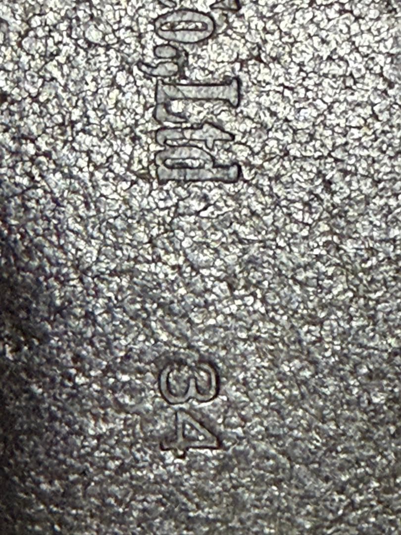 ヤングマン様　TMT スタッズ黒レザーベルト 34size