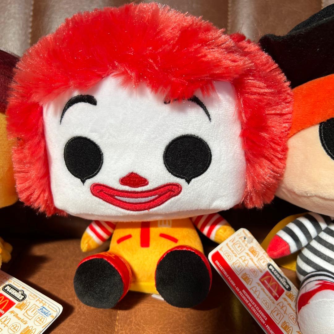 マクドナルドキャラクターぬいぐるみ4体セット