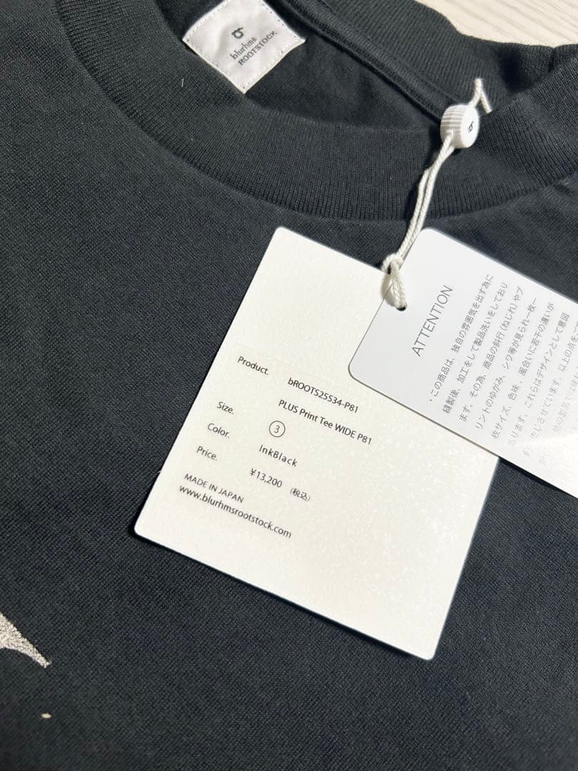 【新品未使用】blurhms Print Tee WIDE for+81