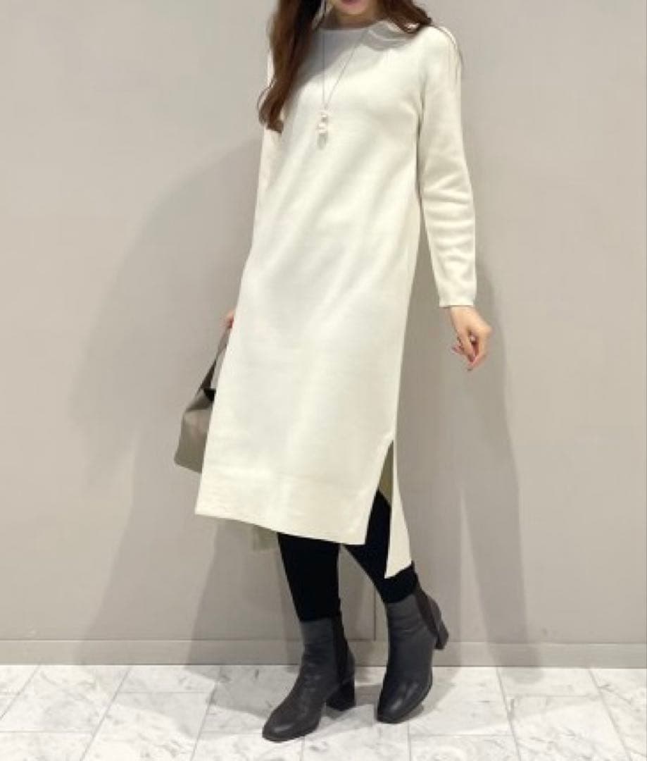 AVENIRETOILE♡スリーブパールニットワンピース