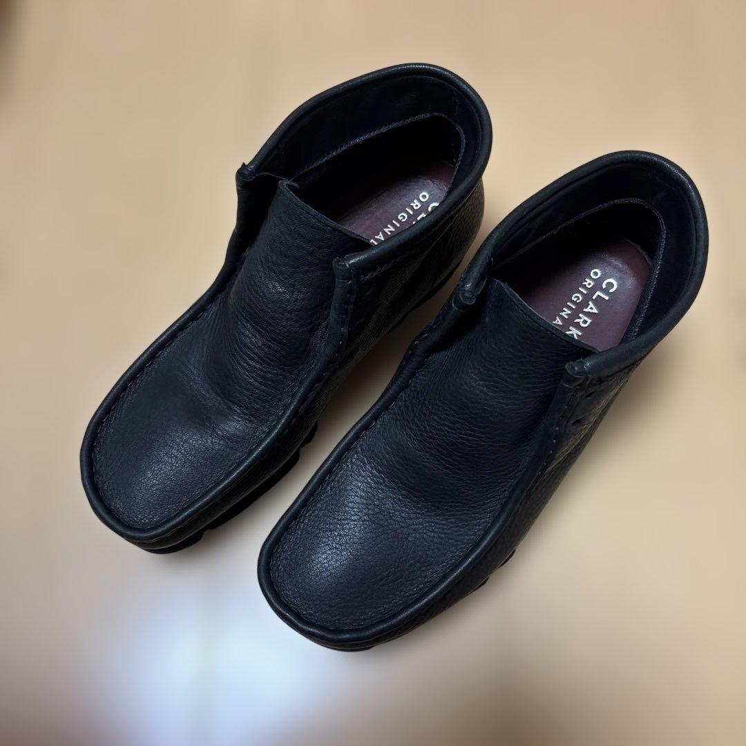 靴 clarks GORE-TEX WallabeeBT GTX 25.5cm