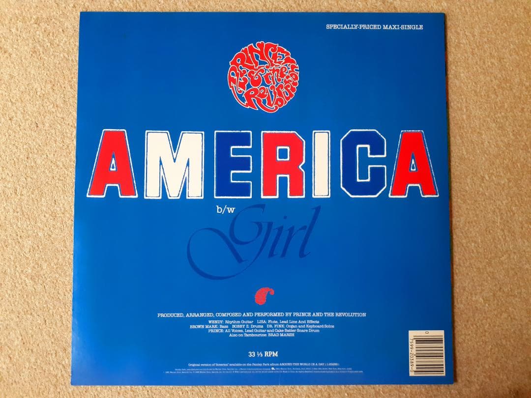 プリンス　America　1985年 US盤 オリジナル 12”