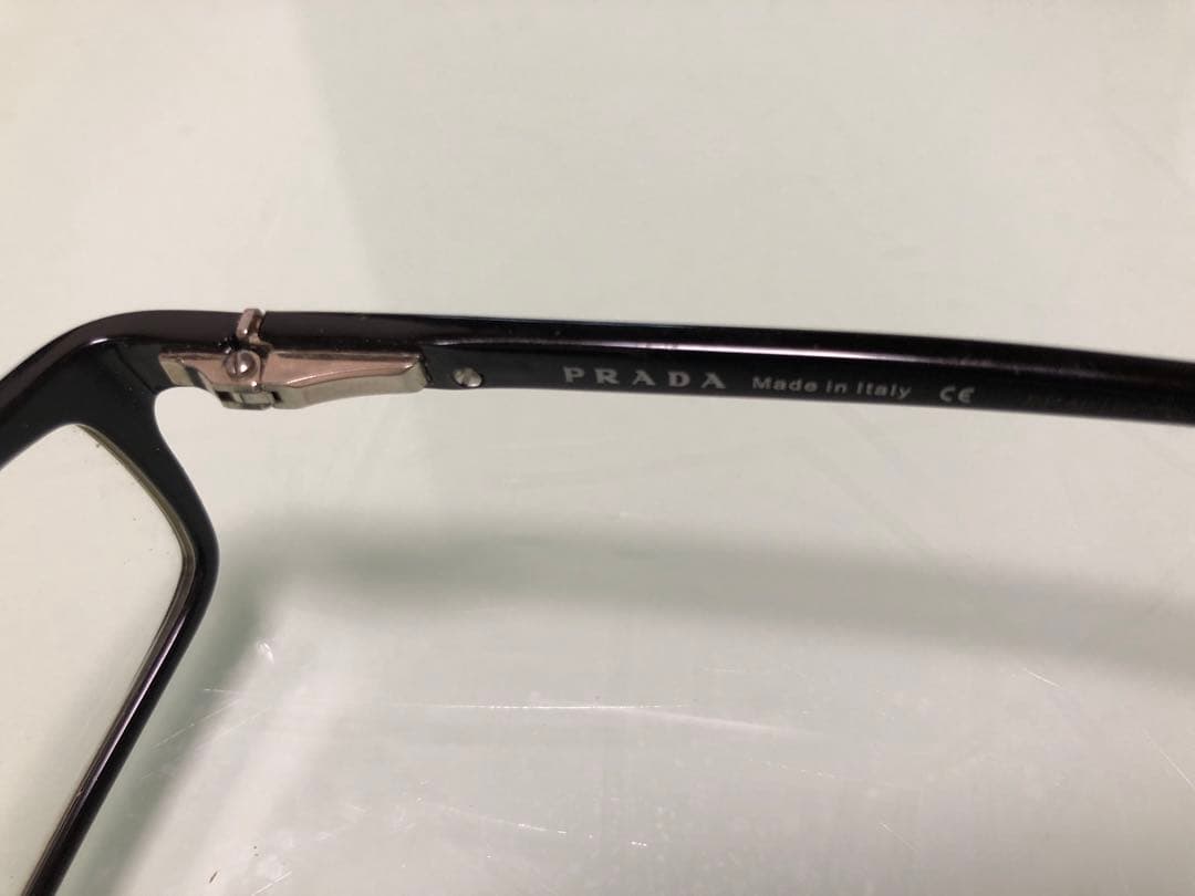 プラダPRADA VPR 1 52□16 1AB-101 135スクエアメガネ