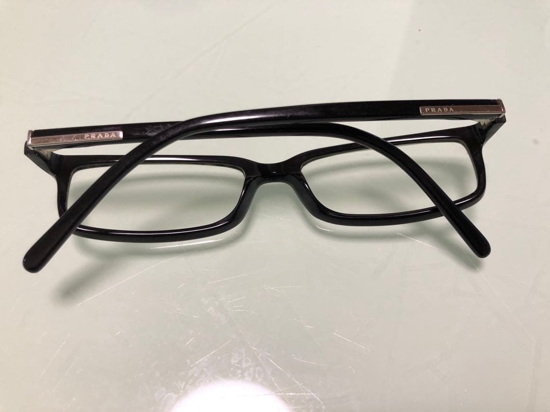 プラダPRADA VPR 1 52□16 1AB-101 135スクエアメガネ