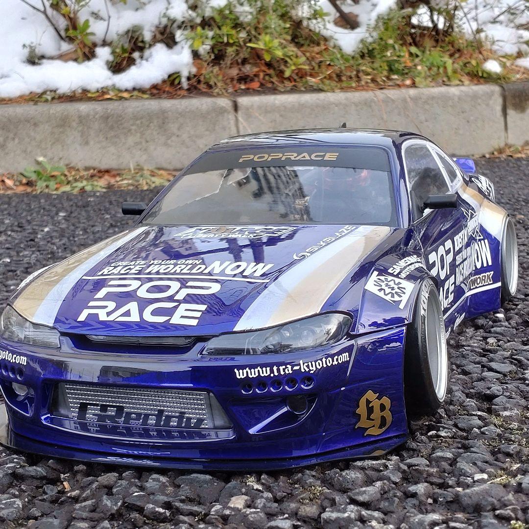 シルビア S15 ラジドリ ボディ 用カッティング ステッカー drift rc