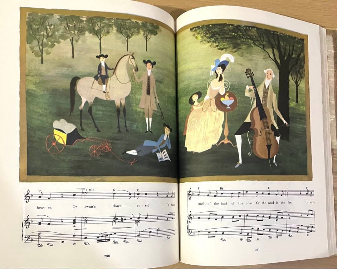 No.427 ヴィンテージ 古書 洋書 音楽 楽譜 歌集 曲集