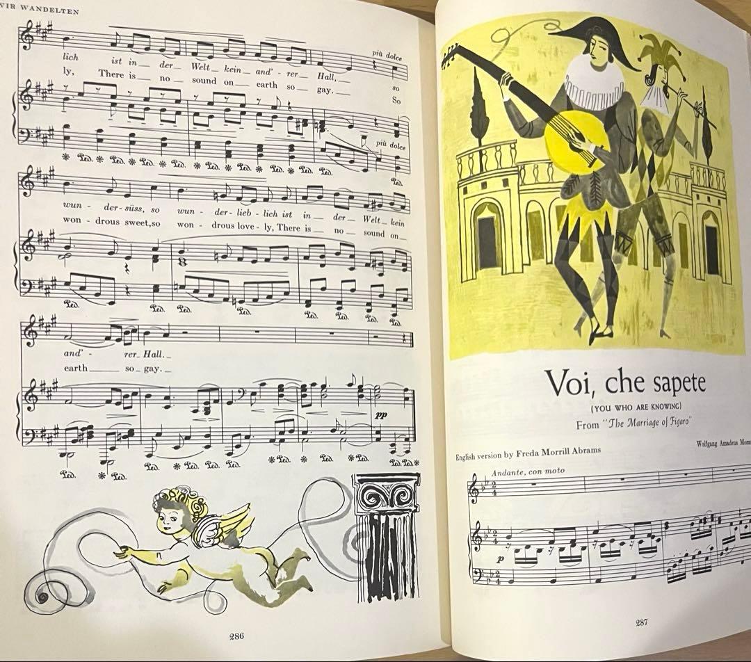 No.427 ヴィンテージ 古書 洋書 音楽 楽譜 歌集 曲集