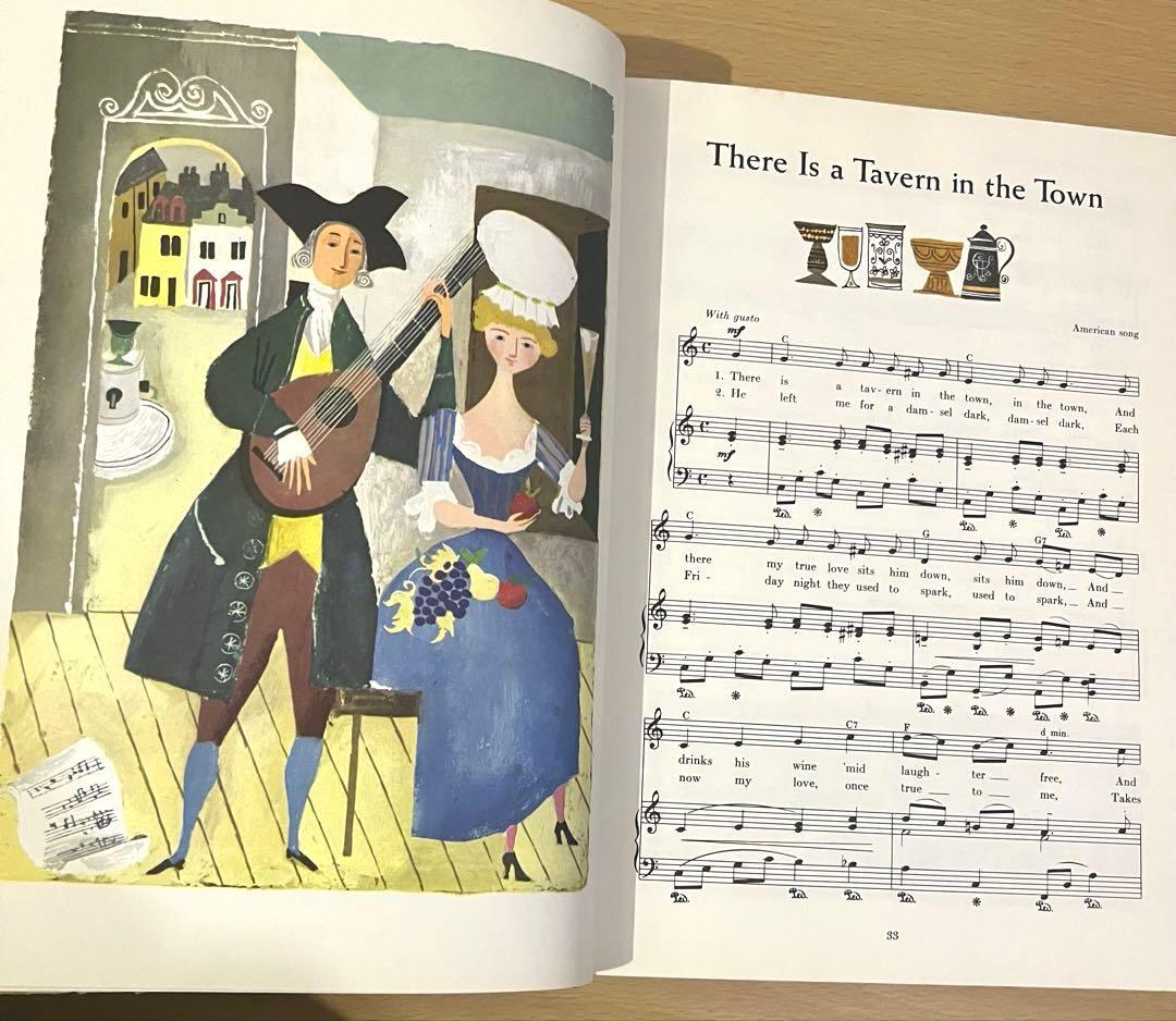 No.427 ヴィンテージ 古書 洋書 音楽 楽譜 歌集 曲集