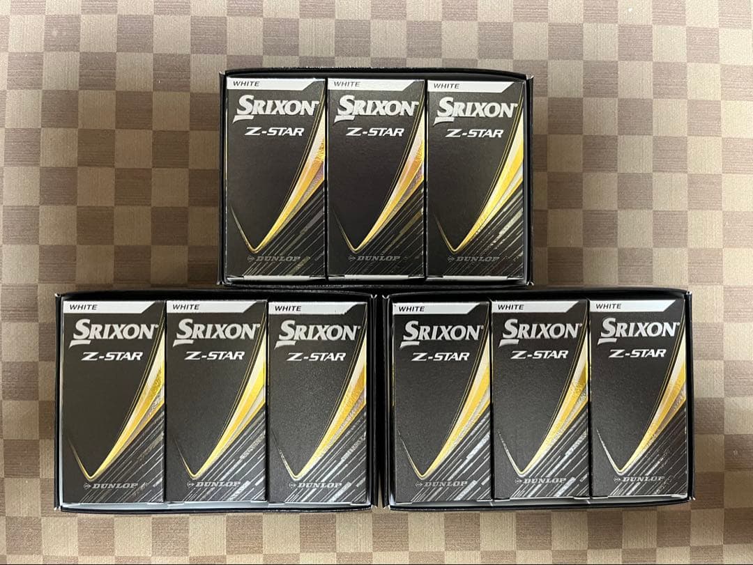 新品未使用2025年SRIXONスリクソン Z-STAR ゴルフボール 18個