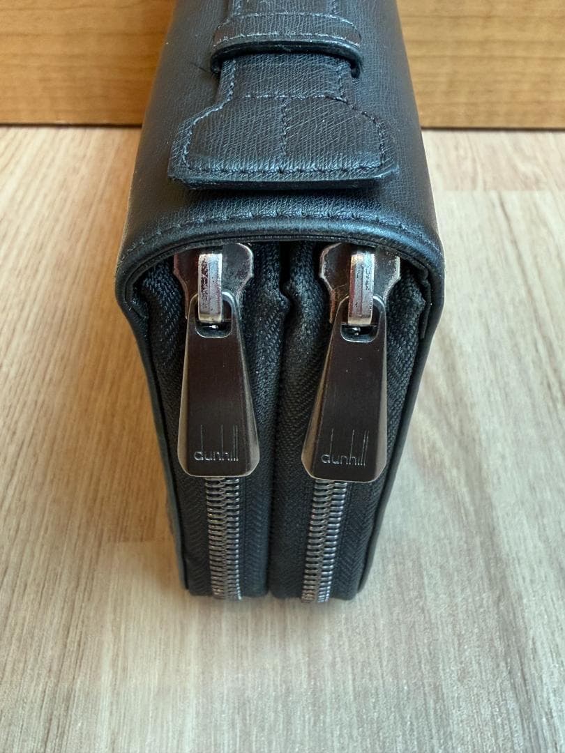 dunhill ガンメタル トラベルポーチ L2F214A