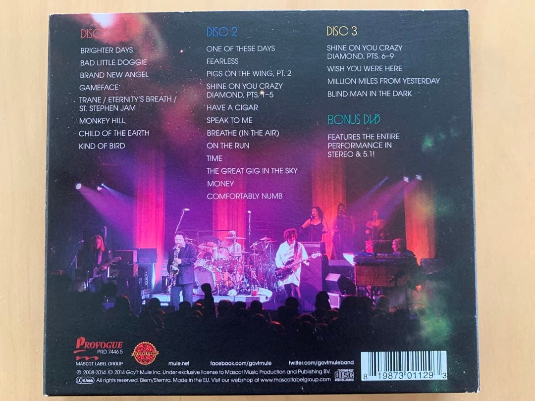 洋楽 Gov't Mule Dark Side of the Mule 3CD+DVD
