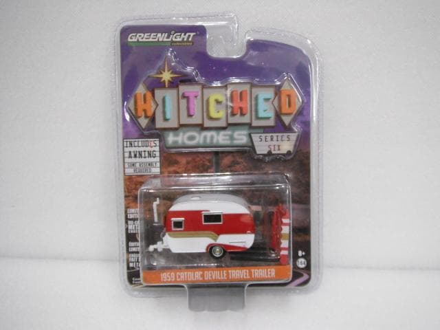 7/未使用品 グリーンライト 1/64 トラベルトレーラー ミニカー 3種