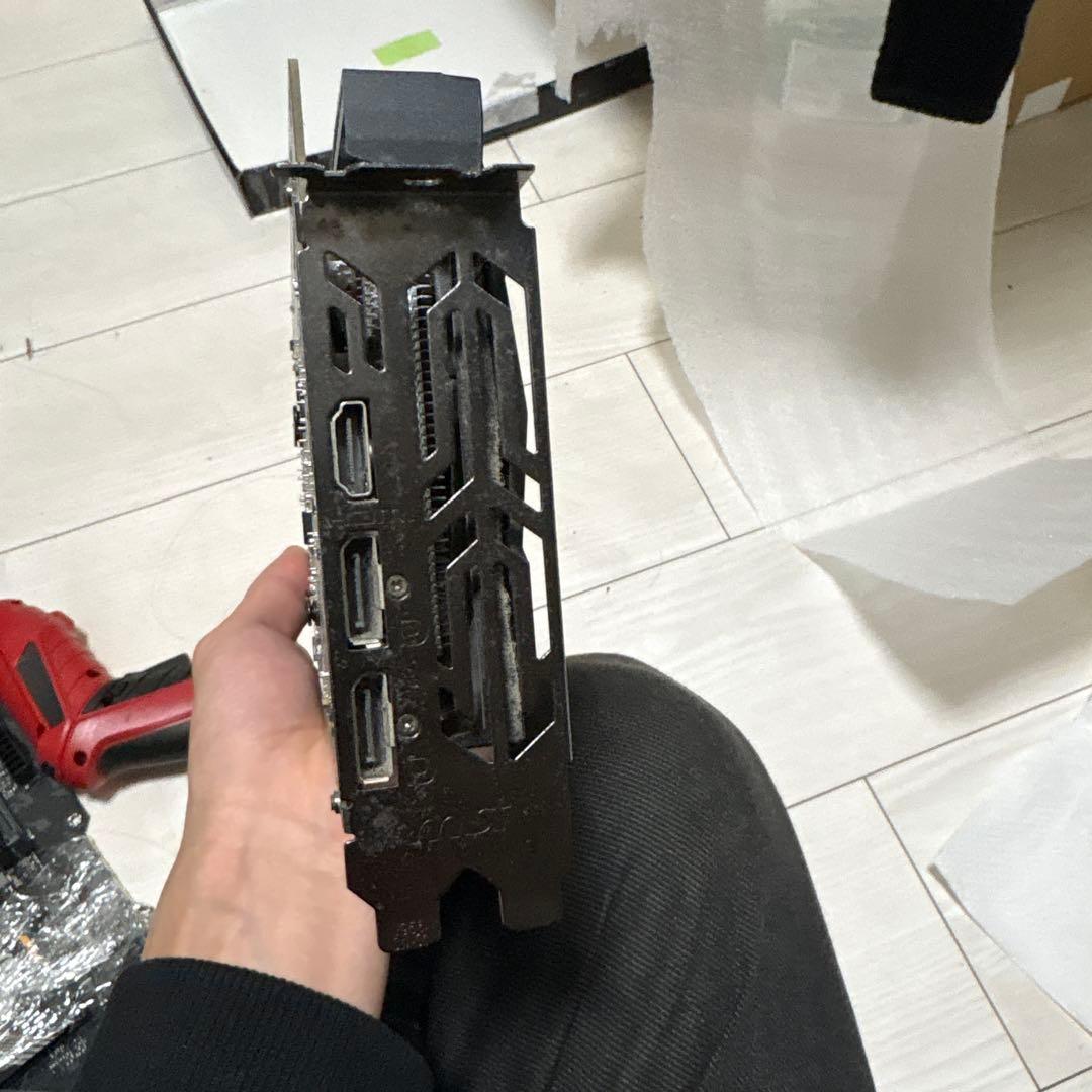 MSI GeForce GTX 1650 グラフィックボード 動作確認済み