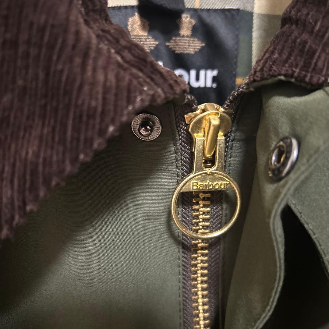 【美品】ビームスプラス別注 バブアー BEDALE クラシックフィットセージ38