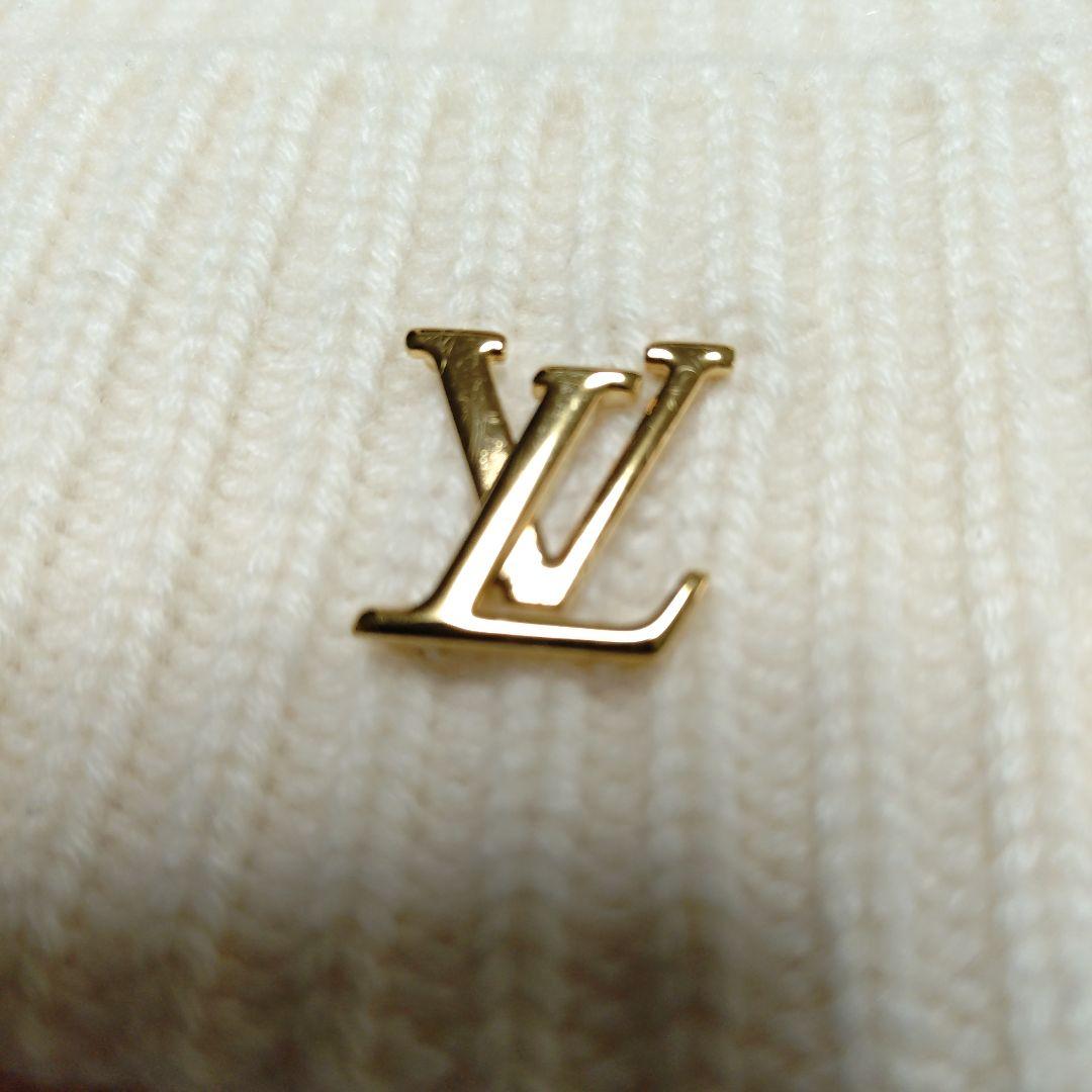 LOUIS VUITTON ホワイトニット帽