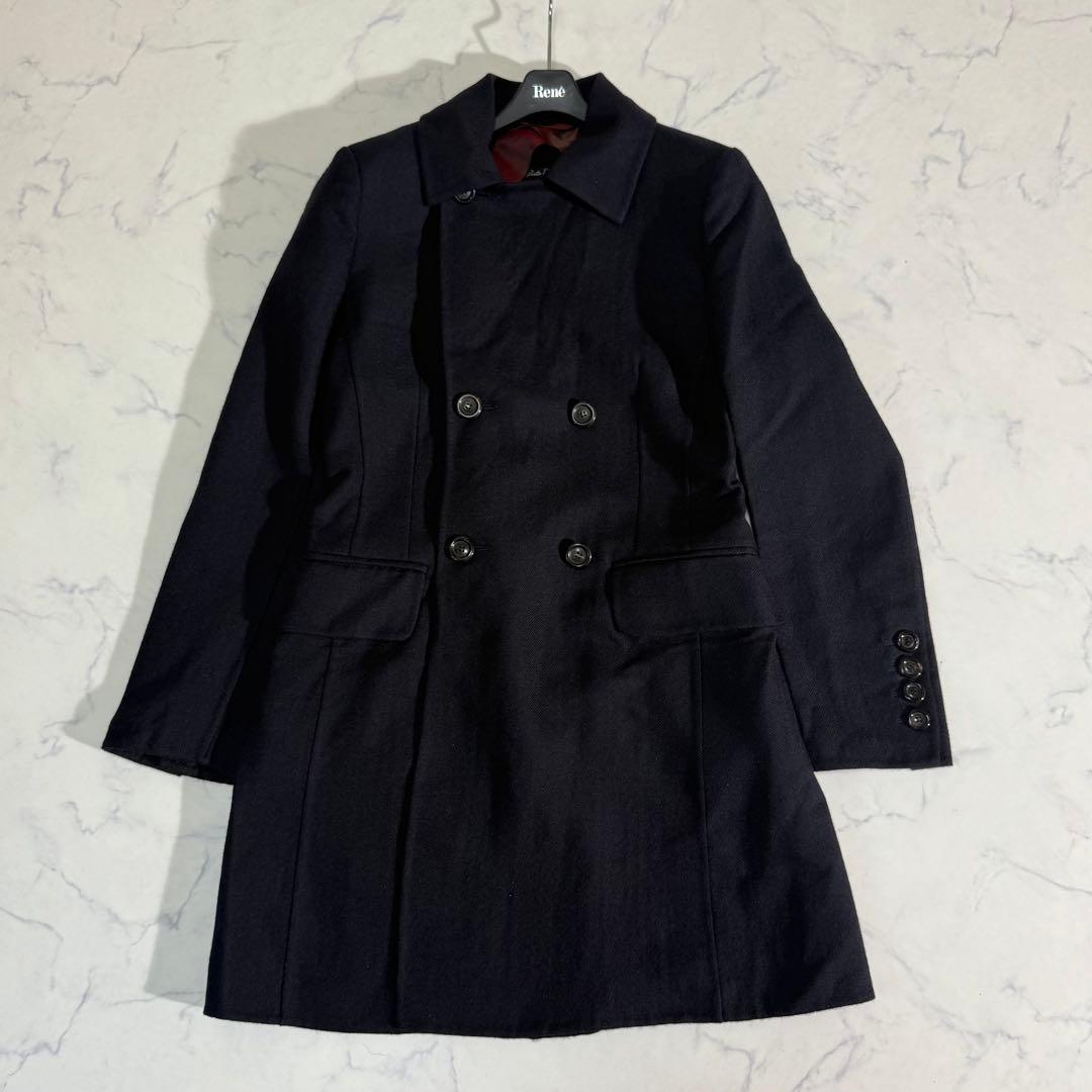 Max Mara クチートアマーノ　アンゴラ　モヘヤコート　L