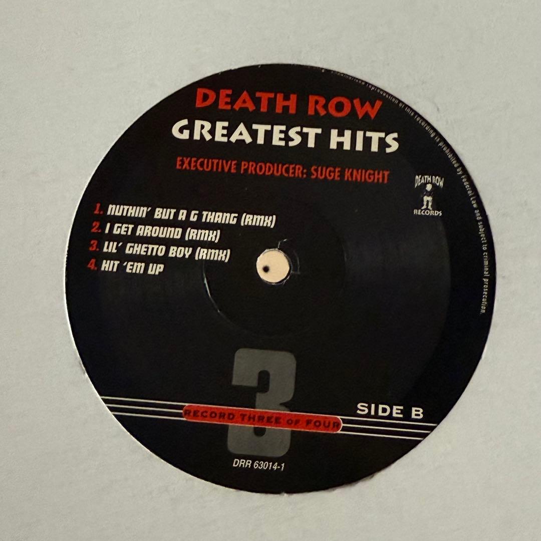 DEATH ROW GREATEST HITS 4枚組レコード