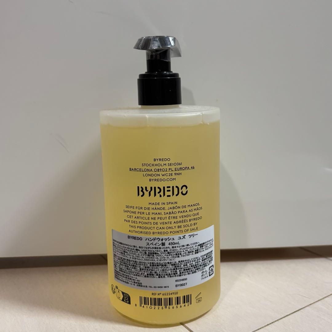 【新品】【未開封】BYREDO YUZUTREE ハンドウォッシュ450ml
