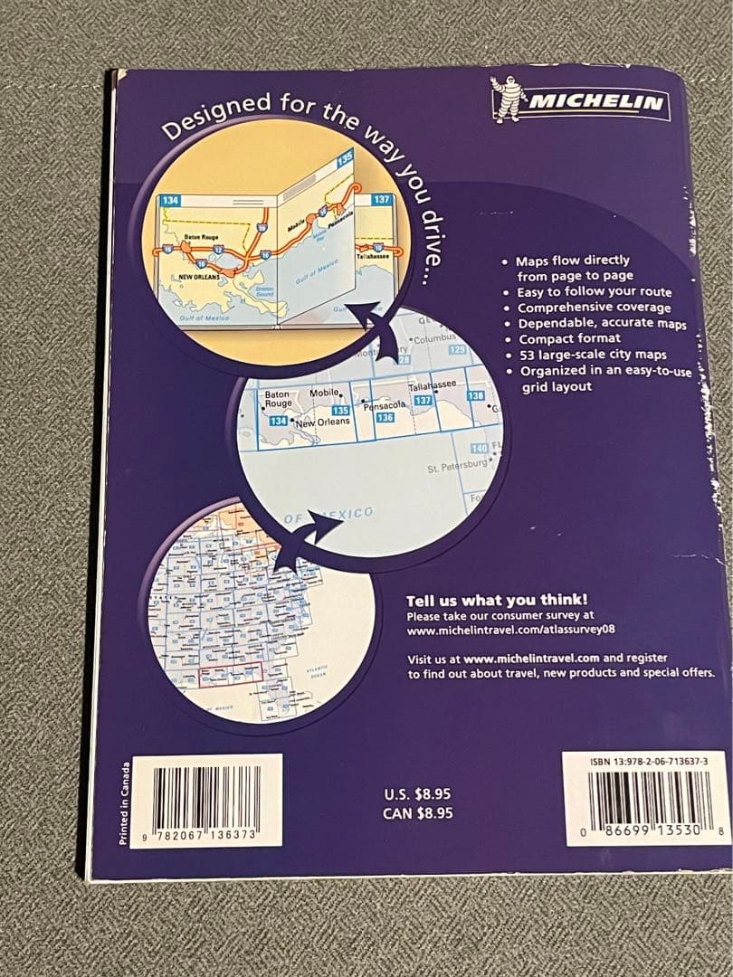 1998年　North America 北アメリカ 道路地図
