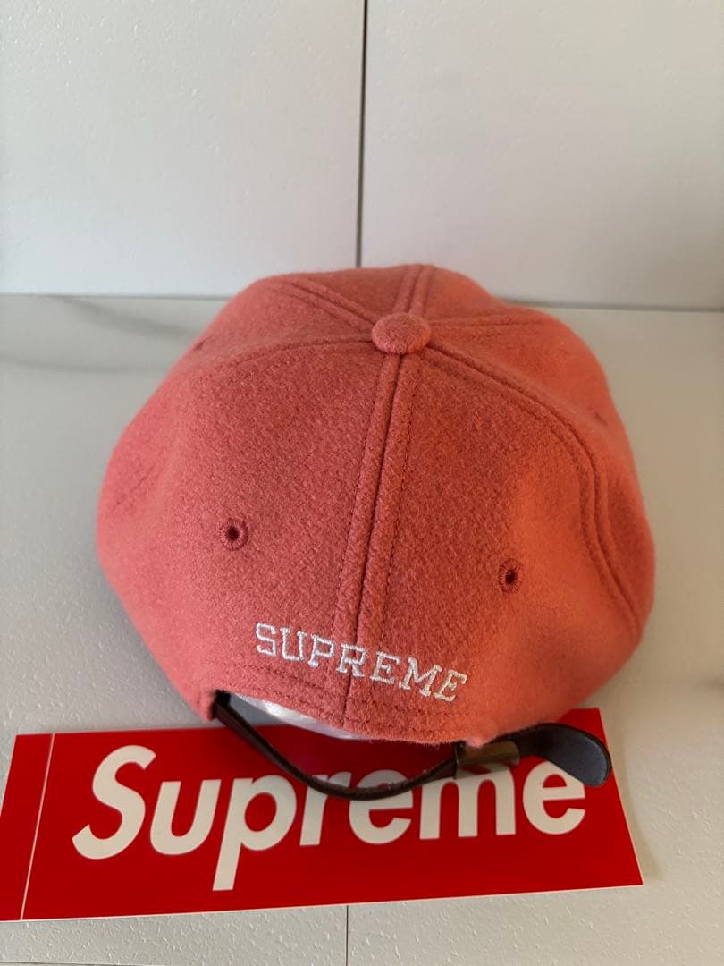Supreme Wool S Logo 6-Panel ダークピンク 17aw