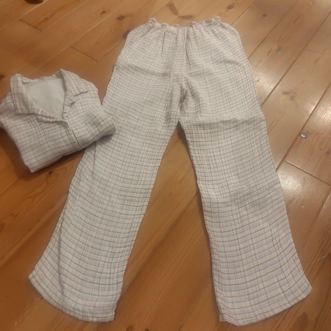 【PGガーゼsizeМ】週末お値下げ♡大人パジャマ　チェック柄