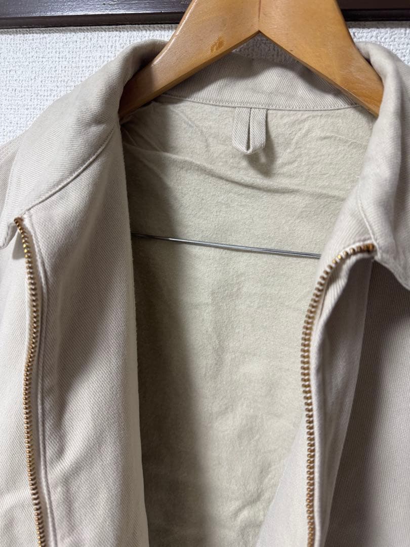 COMOLI コットンツイル ジップショートジャケット 25AW