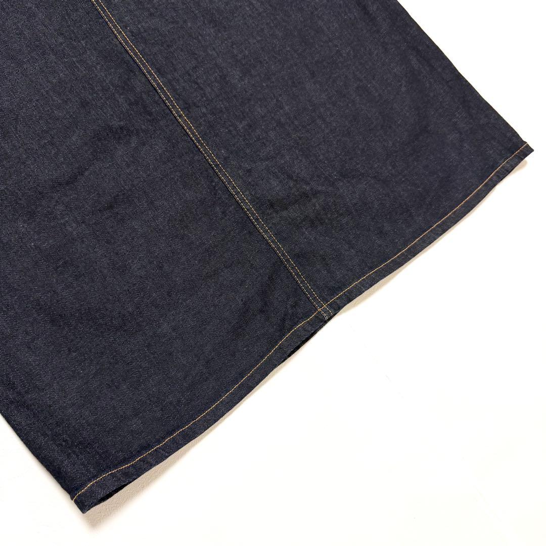 美品　大きいサイズ　23区　ストレッチデニムスカート　洗える　48