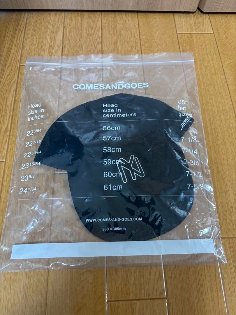新品　COMESANDGOES ny cap ブラック