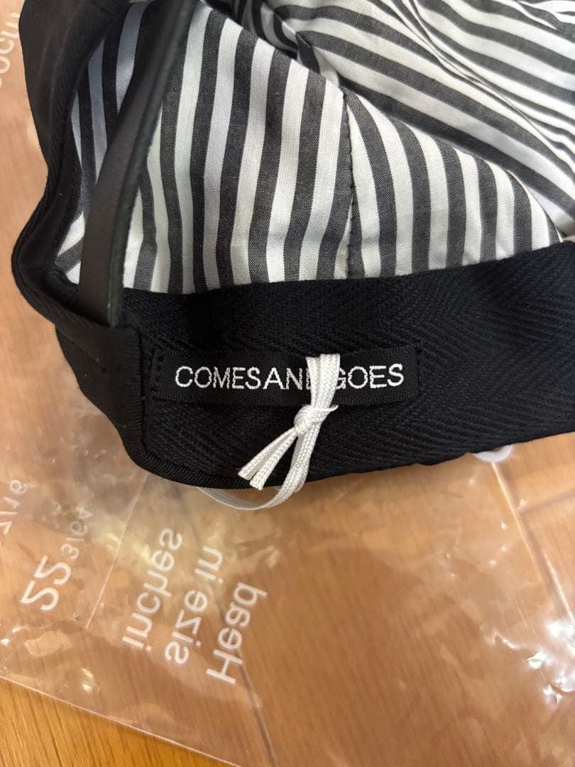 新品　COMESANDGOES ny cap ブラック