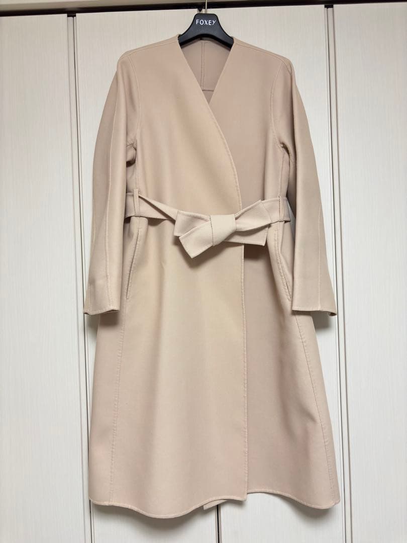 ANAYI カルゼリバー ロングコート ベージュ サイズ36 定価74800円