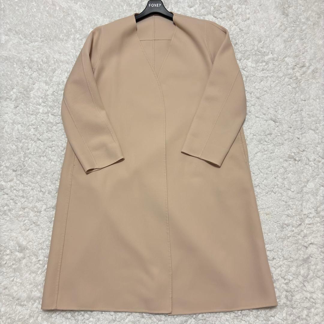 ANAYI カルゼリバー ロングコート ベージュ サイズ36 定価74800円