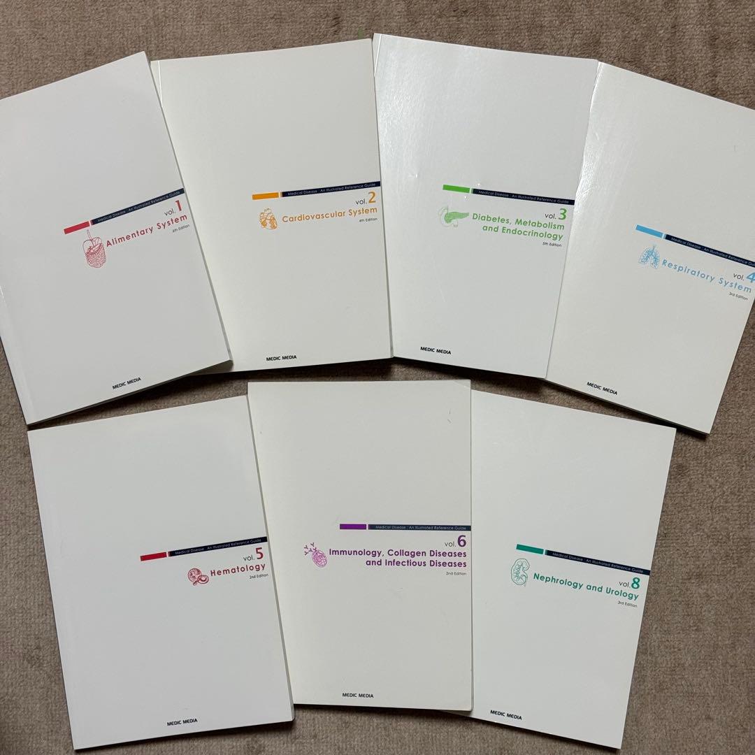 病気がみえる vol.1.2.3.4.5.6.8 7冊 まとめ
