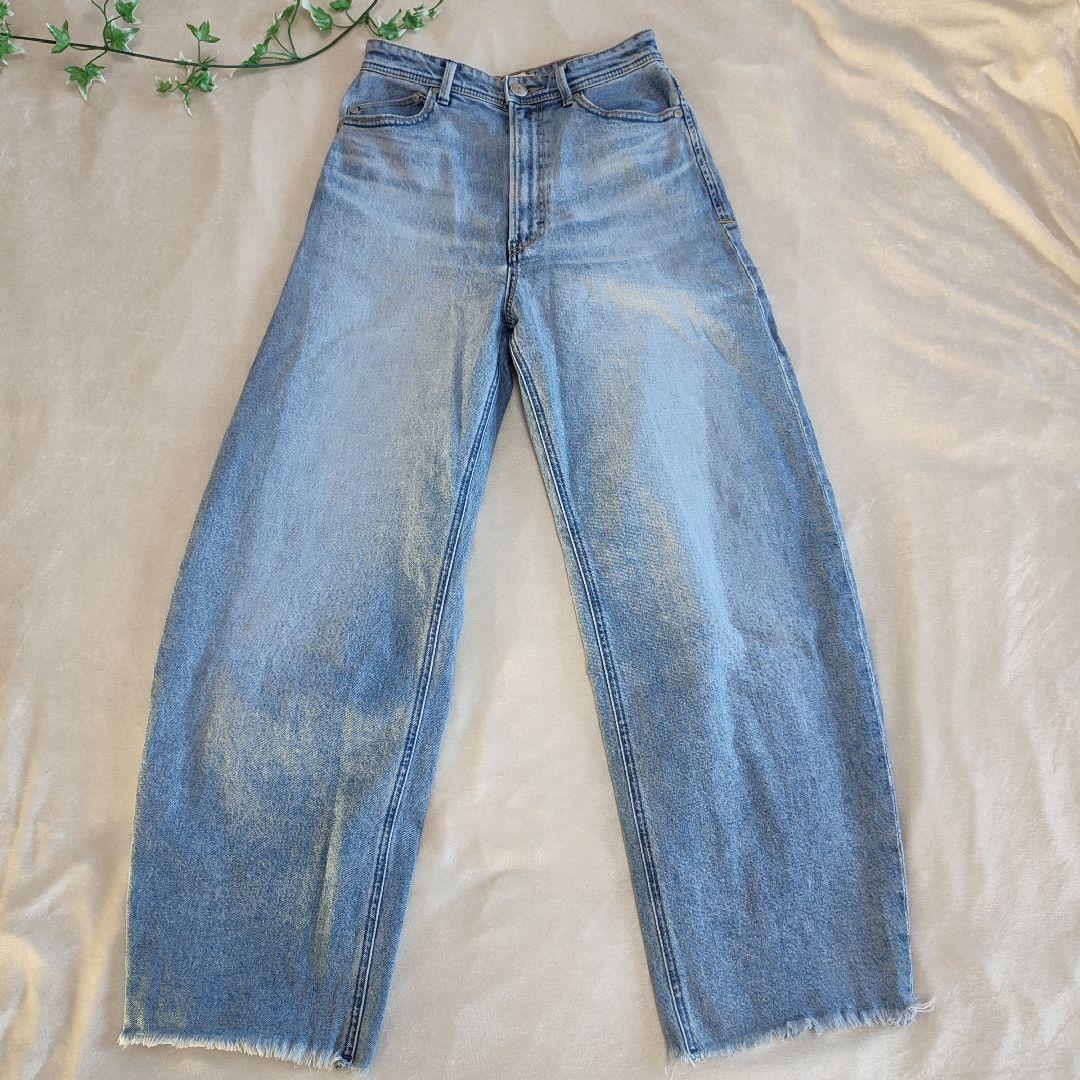 美品 YANUK カーブテーパード \"LAURA\" 26インチインディゴブルー