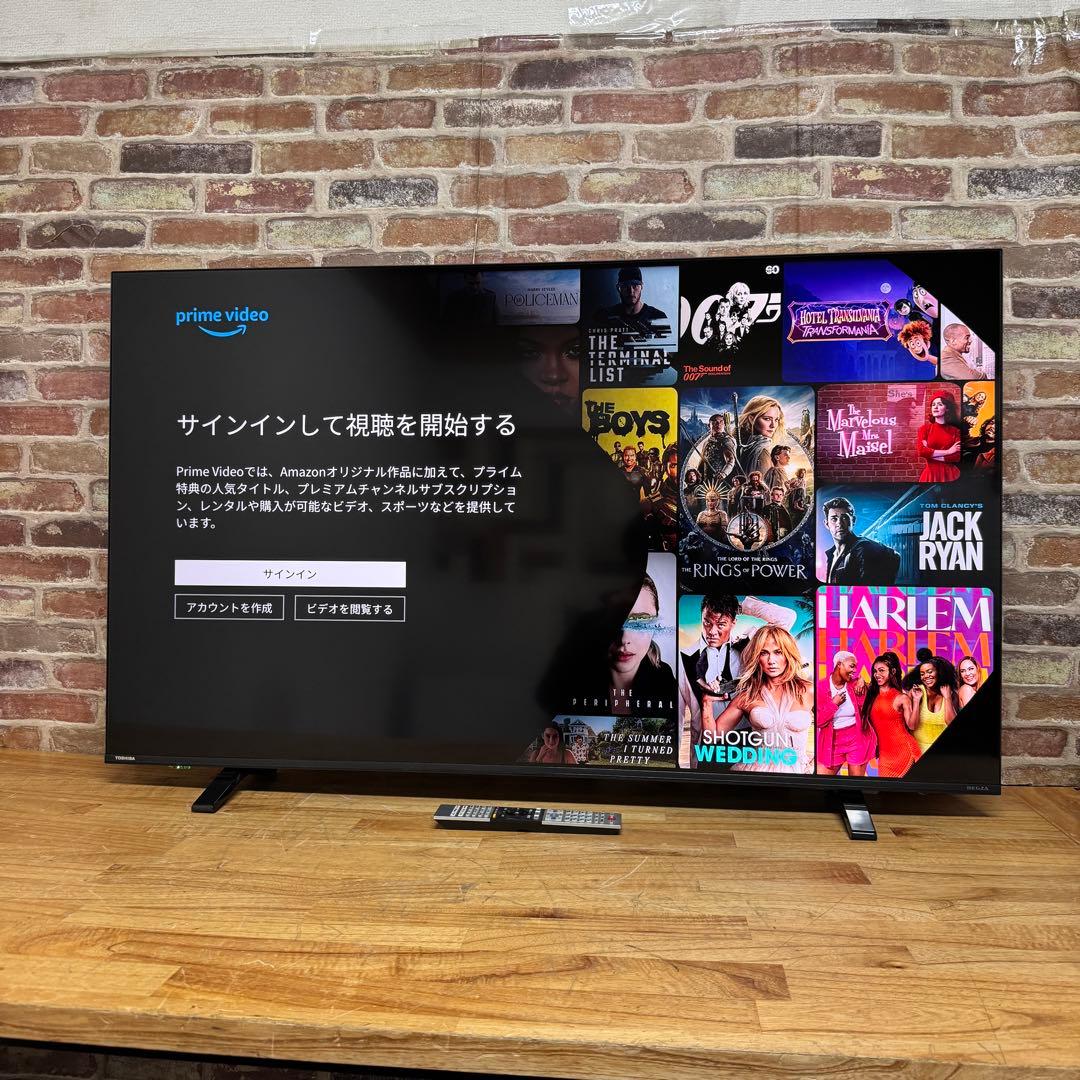 東芝 50V型 4K液晶テレビ 50C350X REGZA ネット動画アプリ対応