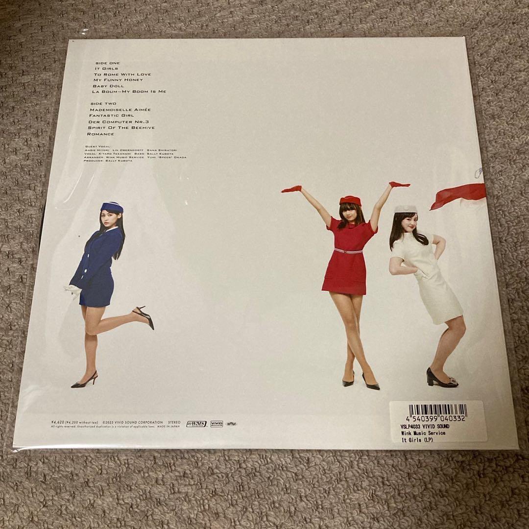 新品 Wink Music Service / It Girls レコード