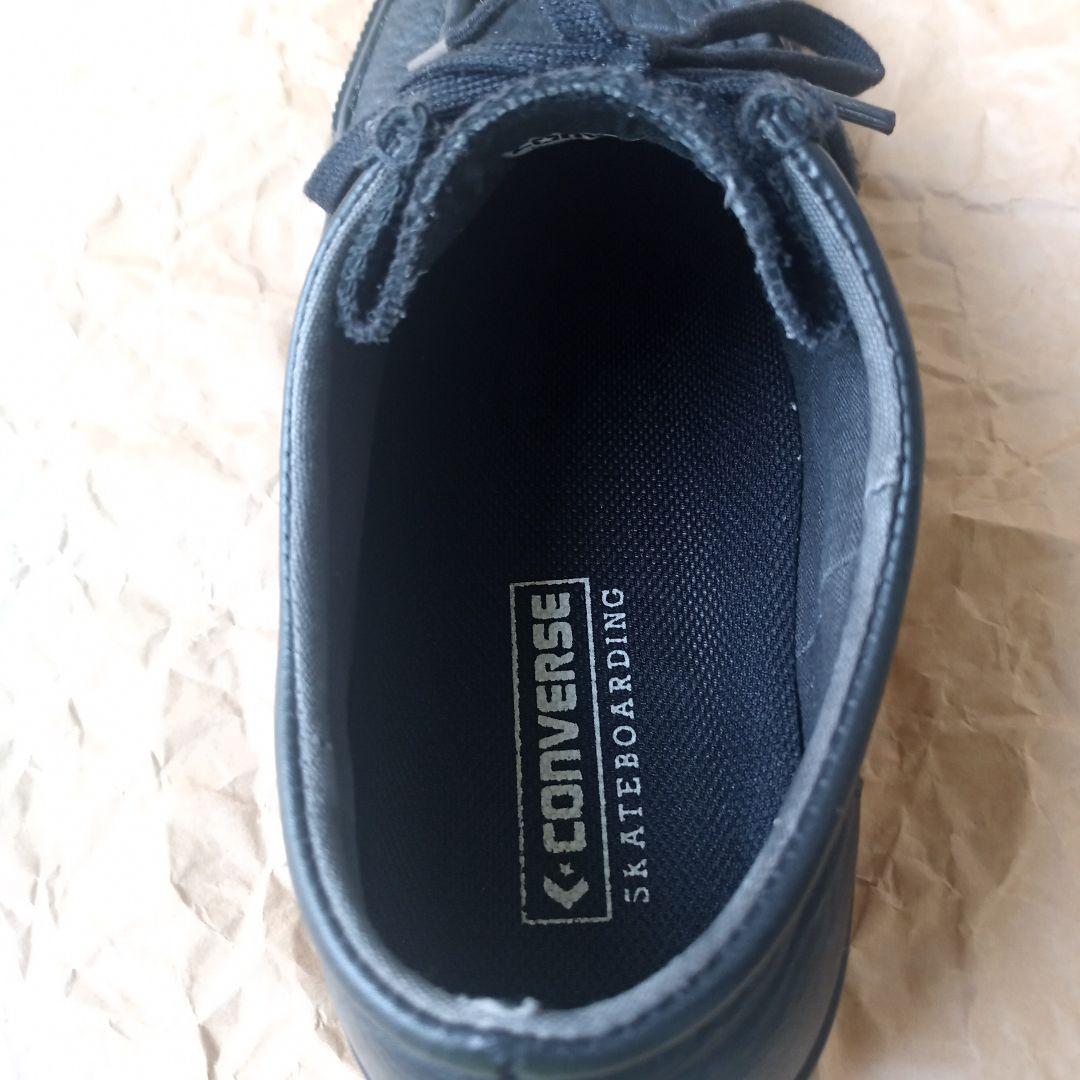 ★コンバース CS モカシン レザーOXスケートボーディングオックス★28cm