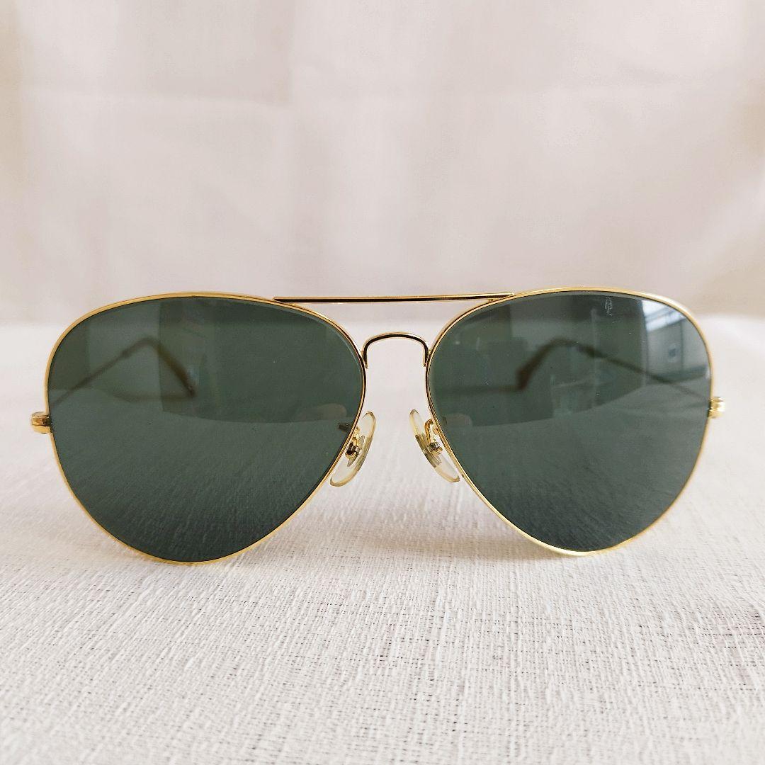 Ray Ban　ボシュロム　サングラス　アビエーター　ティアドロップ　ゴールド