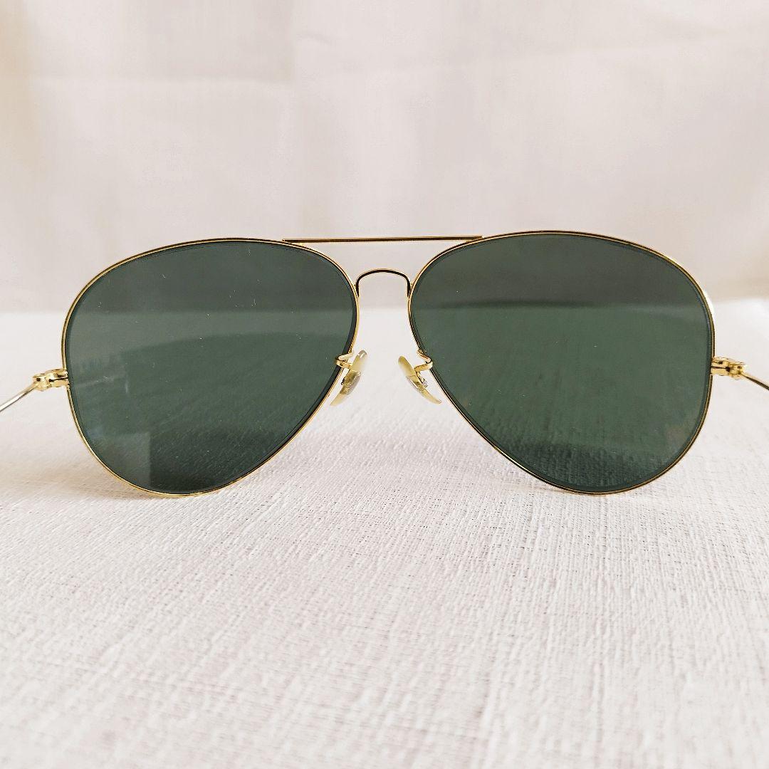 Ray Ban　ボシュロム　サングラス　アビエーター　ティアドロップ　ゴールド