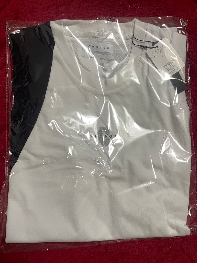 CRONOS タンクトップ Ｌサイズ ホワイト/ブラック 新品