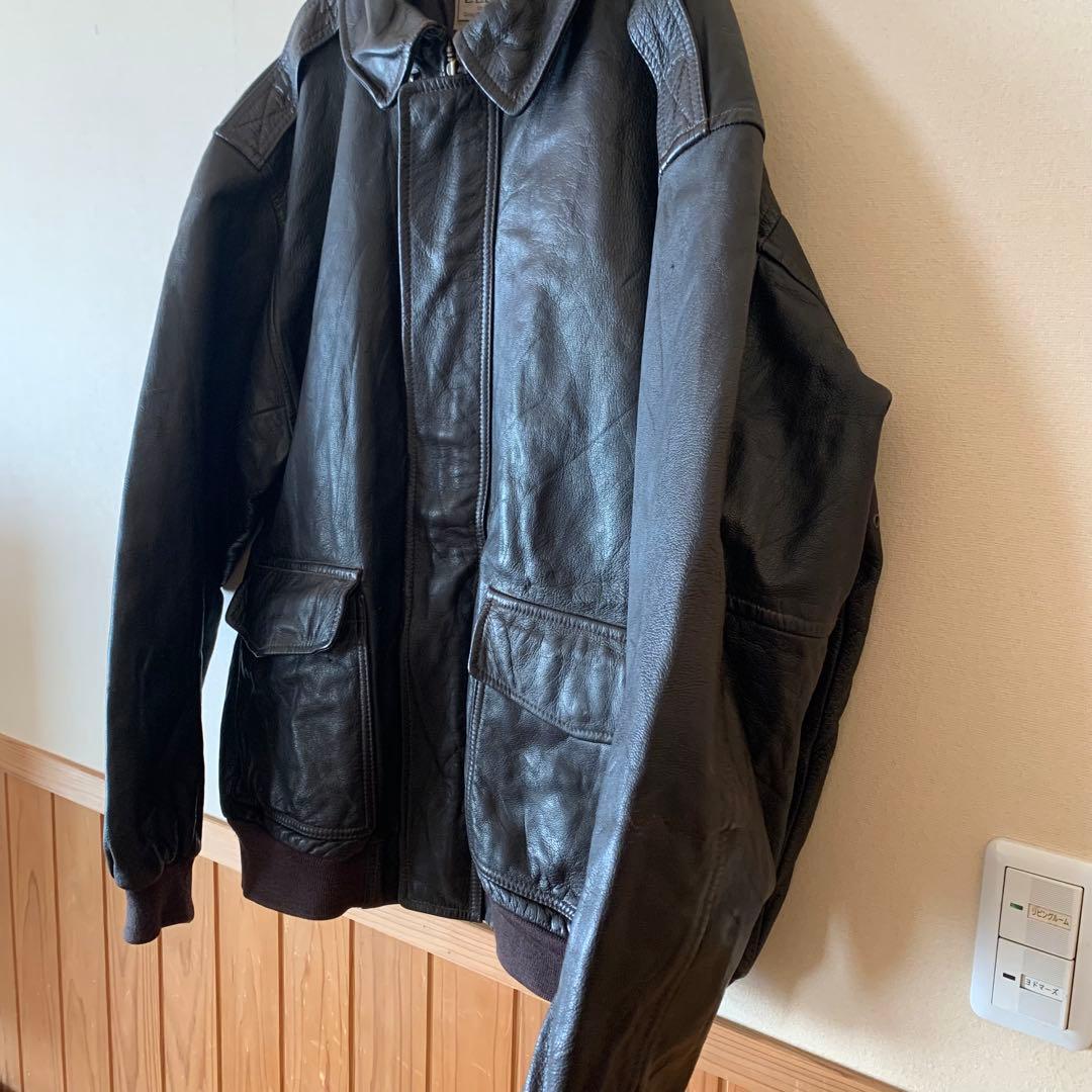 名作　L.L.Bean A-2 フライトジャケット XXL 羊革　シンサレート