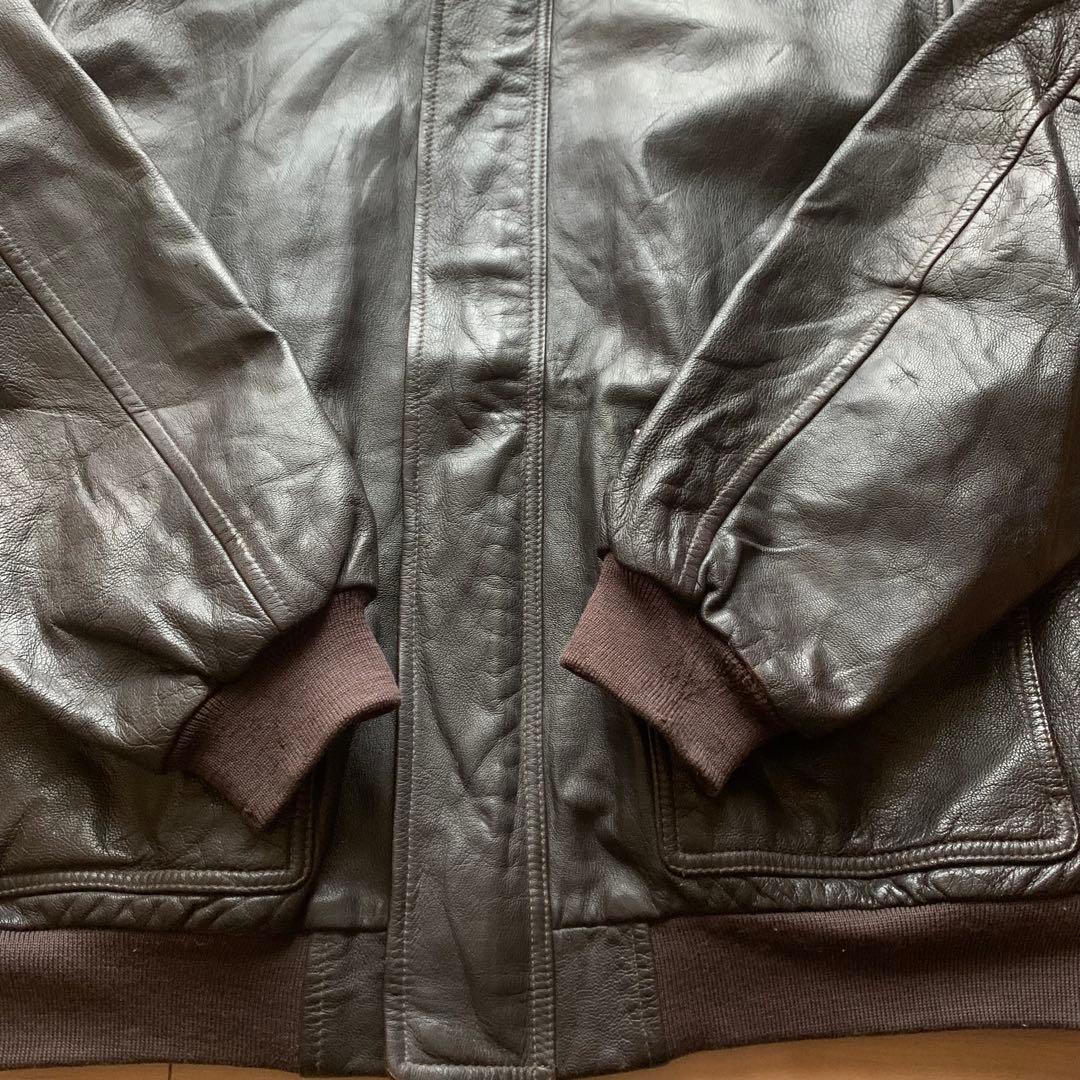 名作　L.L.Bean A-2 フライトジャケット XXL 羊革　シンサレート