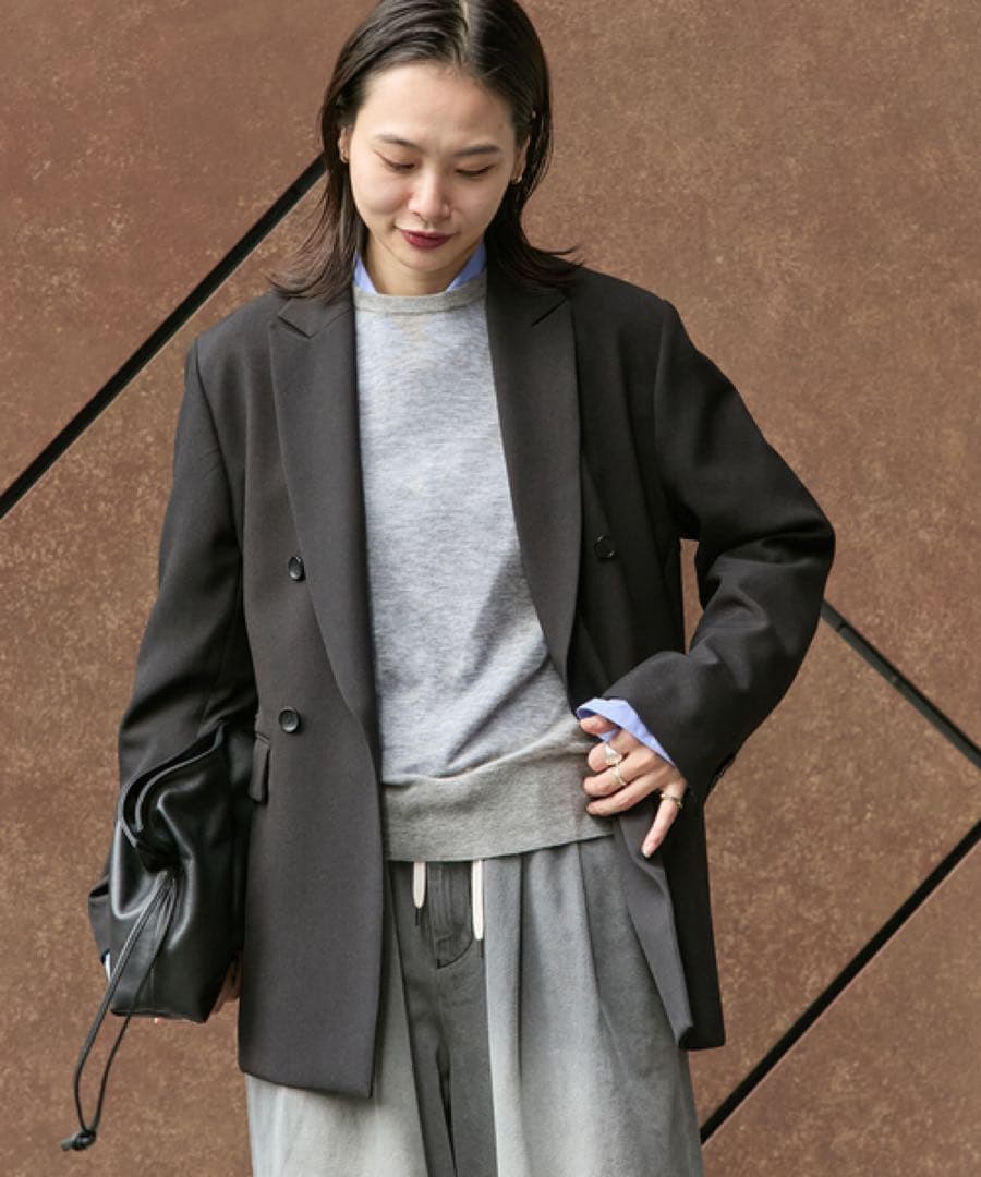 美品25FW定価2.2万ジャーナルスタンダード　ウールライクストレッチジャケット